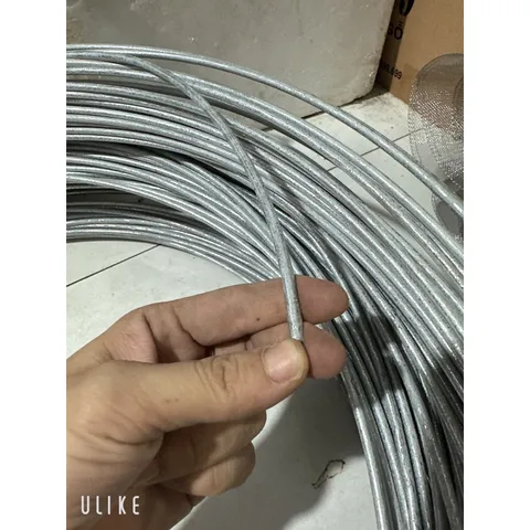 10 Mét Dây thép mạ kẽm cứng chắc 5li - Dây mạ kẽm
