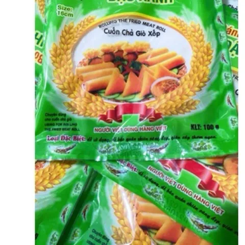10 Gói bánh tráng bò bía đậu xanh đủ lá - 300 lá bánh bò bía