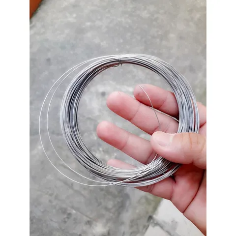10 Mét dây inox 201 mềm dẻo - Dây inox 0.8mm sáng bóng không rỉ
