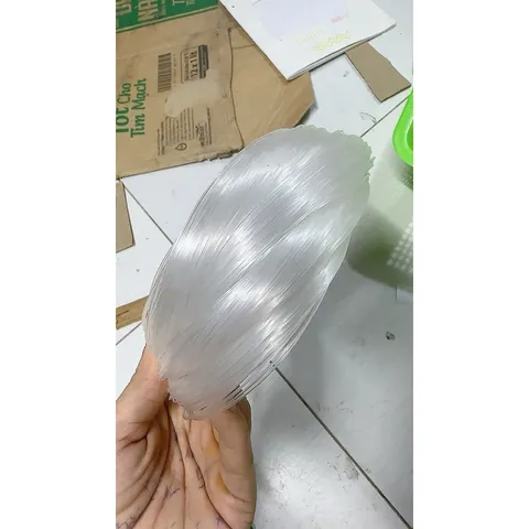 1 Kg dây cước trắng 0.8li - Dây cước xây loại đẹp trắng trong