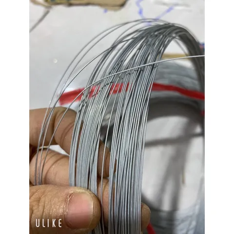 100 Mét dây thép mạ kẽm 0.6 li làm hoa giấy, trang trí thủ công