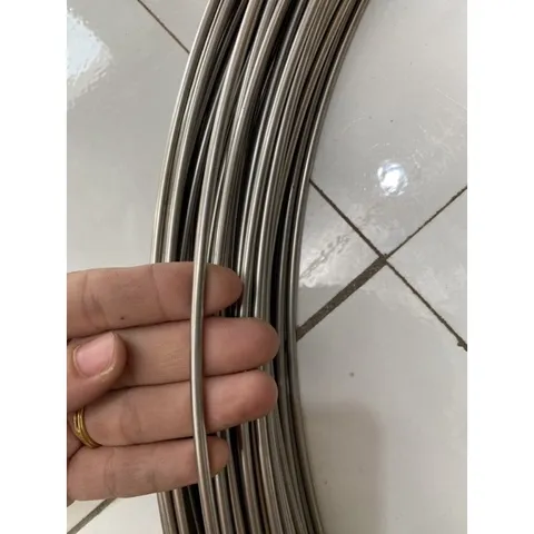10 Mét dây thép inox 4li - dây thép inox 201 sáng bóng 4mm