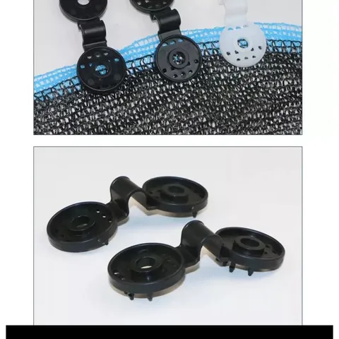 Sét 50 cái kẹp cố định lưới, bạt màu đen - Kẹp giữ lưới che nắng, kẹp bạt tiện dụng nhanh chóng