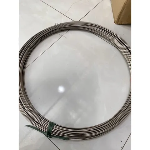 5 Dây thép inox 201 sáng bóng 4 li - dây inox dày 4mm( giá 1 mét )