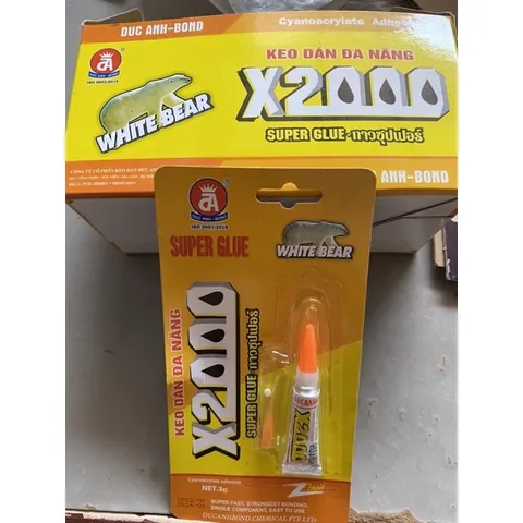 Keo dán X2000 siêu dính - keo dán đa năng dán được trên mọi vật liệu