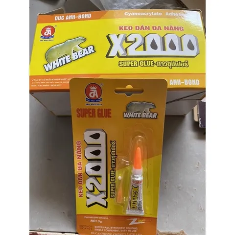 Keo dán X2000 siêu dính - keo dán đa năng dán được trên mọi vật liệu