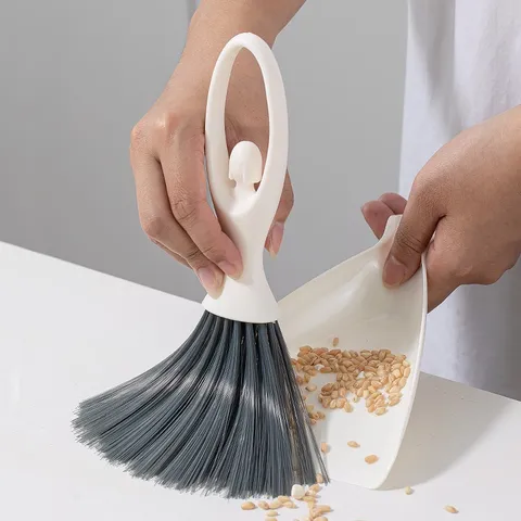 Bộ chổi quét bàn thờ nội thất ô tô - Bộ chổi quét bụi và hốt rác mini