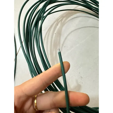 10 Mét dây thép bọc nhựa màu xanh 3.5li uốn dẻo - Dây thép bọc nhựa đa năng