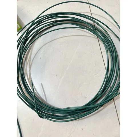 10 Mét dây thép bọc nhựa màu xanh 3.5li uốn dẻo - Dây thép bọc nhựa đa năng