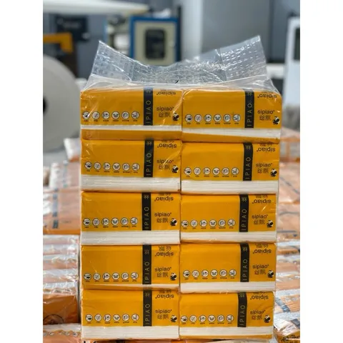 10 gói giấy ăn sipiao - giấy ăn gấu trúc