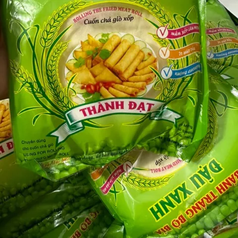 Combo 10 Gói Bánh tráng bò bía đậu xanh - Bánh đa nem cuốn chả giò giòn xốp ( 1 gói 30 lá )