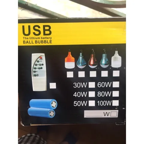 Bóng đèn tích điện 100W siêu sáng tiết kiệm điện năng lên đến 6-8H