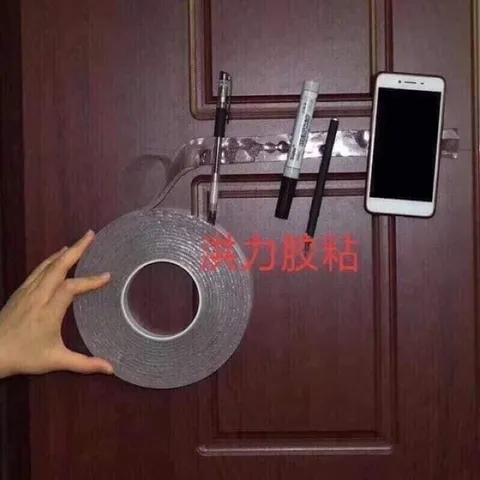 Băng dính 2 mặt trong suốt đa năng siêu dính cuộn 3 mét 884160