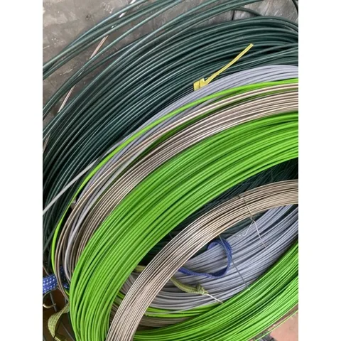 1Kg Dây thép bọc nhựa không rỉ nhiều cỡ (giao màu ngẫu nhiên)