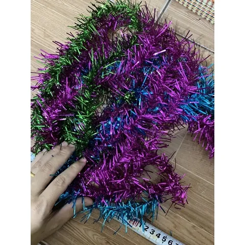Dây kim tuyến loại 1 màu để trang trí sinh nhật, noel, tiệc rất đẹp