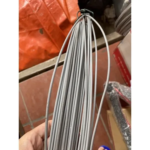 10 Mét dây thép bọc nhựa màu ghi xám 3.5li không rỉ độ bền cao