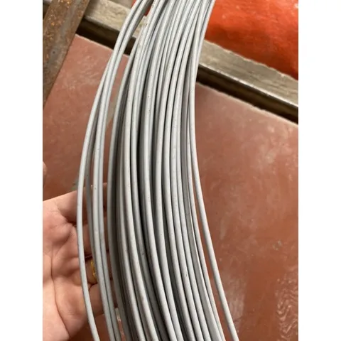 10 Mét dây thép bọc nhựa màu ghi xám 3.5li không rỉ độ bền cao