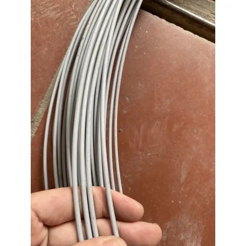 10 Mét dây thép bọc nhựa màu ghi xám 3.5li không rỉ độ bền cao