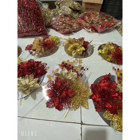 Sét phụ kiện làm tháp lễ bánh kẹo nước ngọt tặng kèm keo nến