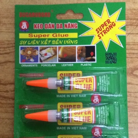 2 lọ Keo dán đa năng Super Glue siêu dính dán mọi vật liệu siêu chắc chắn
