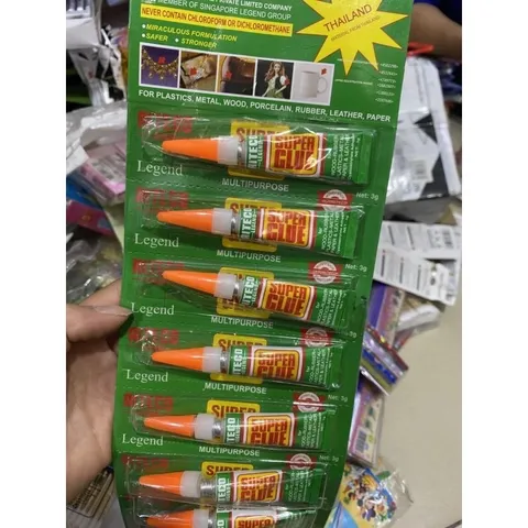 2 lọ Keo dán đa năng Super Glue siêu dính dán mọi vật liệu siêu chắc chắn