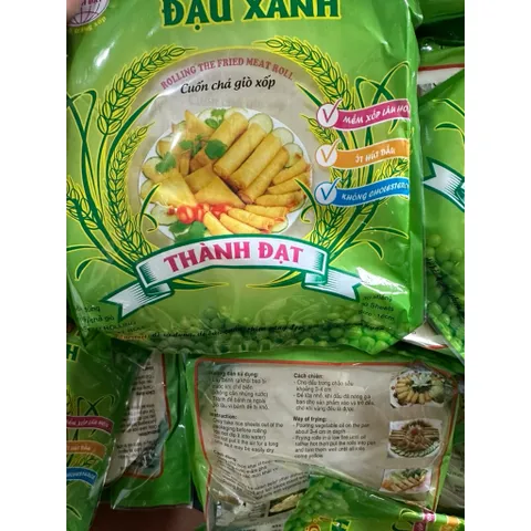 [ 100 gói gồm 3000 lá ] Bánh tráng đậu xanh giòn xốp 30 lá/gói - Combo 100 gói dùng cuốn nem chả giò