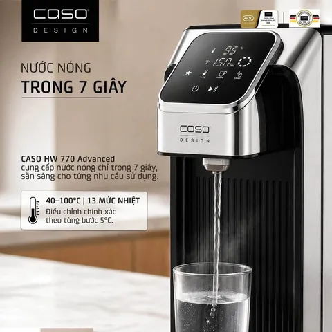 Bình thủy điện CASO HW770 Advanced