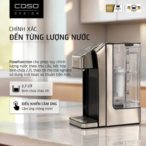 Bình thủy điện CASO HW770 Advanced