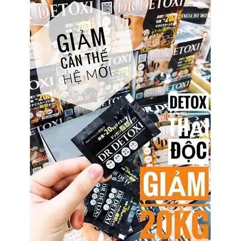 Viên Uống GIẢM CÂN DR DETOXI 4D Diet Supplement Nhật Bản - Đốt Cháy Mỡ Thừa, Kiểm Soát Cân Nặng Hiệu Quả 