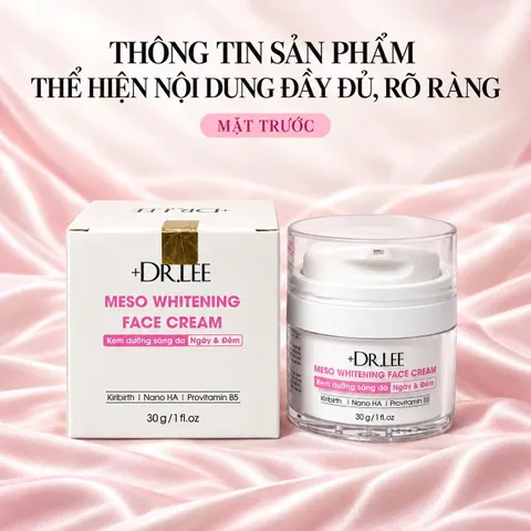Kem Dưỡng Trắng & Mờ Nám Ngày Đêm +Dr.Lee Meso Whitening Face Cream (30g)
