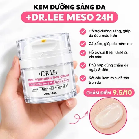 Kem Dưỡng Trắng & Mờ Nám Ngày Đêm +Dr.Lee Meso Whitening Face Cream (30g)