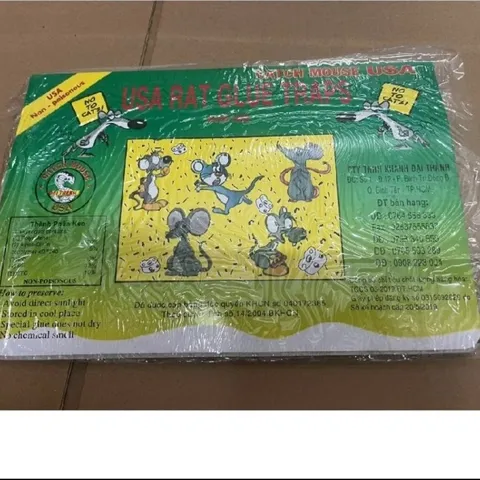 (combo 20 miếng) Keo dính CHUỘT - Miếng keo dán chuột - keo tốt Lớp keo dày