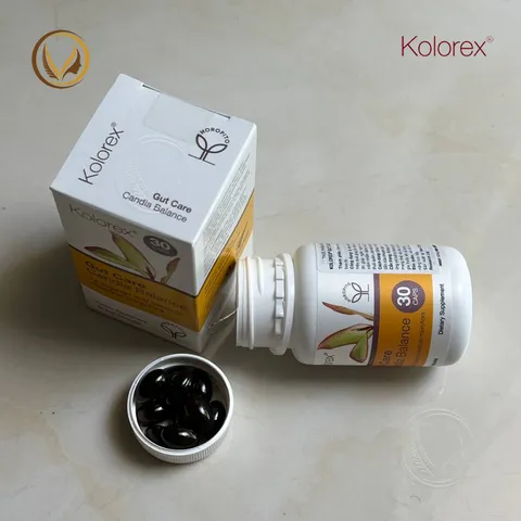 Viên uống hỗ trợ nấm candida, nấm ngứa vùng kín New Zealand Kolorex Gut Care Candia Balance 30 viên