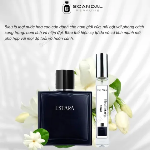Nước hoa nam, nước hoa nam Bleu nam tính, quyến rũ, gợi cảm, lịch lãm ESTARA