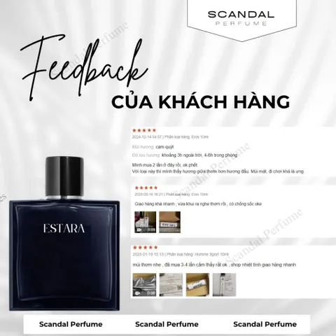 Nước hoa nam, nước hoa nam Bleu nam tính, quyến rũ, gợi cảm, lịch lãm ESTARA