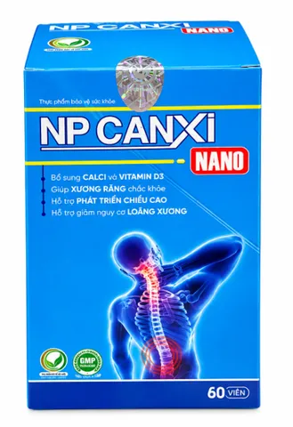 VIÊN UỐNG NP CANXI NANO - HỘP 60 VIÊN