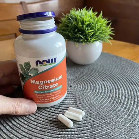 Viên uống bổ sung Magnesium Citrate 120 viên Now - Hàng Mỹ
