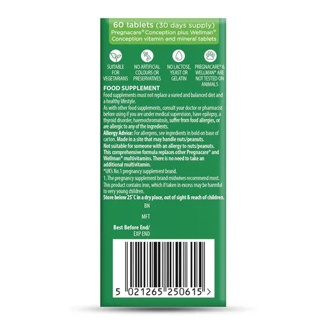Vitabiotics Pregnacare His and Her Conception - Tăng khả năng thụ thai tự nhiên chính hãng Anh