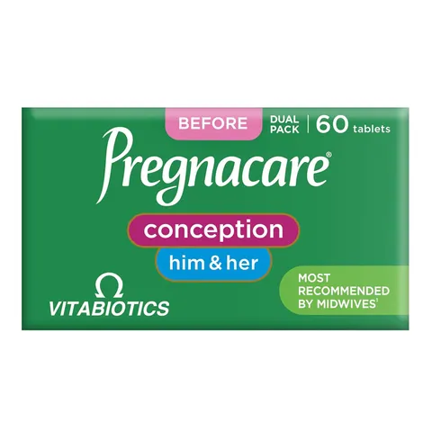 Vitabiotics Pregnacare His and Her Conception - Tăng khả năng thụ thai tự nhiên chính hãng Anh