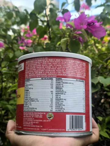 SỮA EARTH'S BEST ĐỎ HỮU CƠ ORGANIC DAIRY INFANT FORMULA WITH IRON HỘP 595G MỸ (0-12 THÁNG)