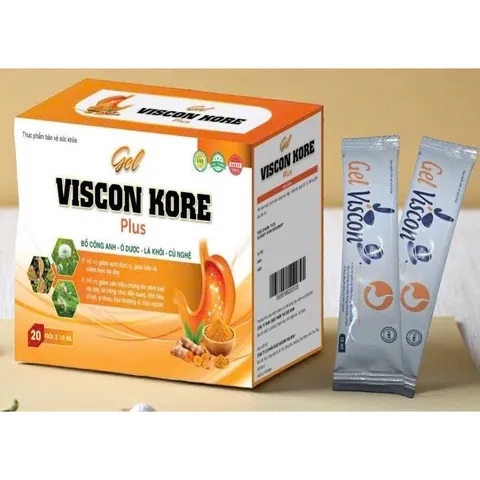 Gel Viscon Kore Plus Hỗ Trợ Dạ Dày, Chăm Sóc Niêm Mạc Dạ Dày, Hỗ Trợ Giảm Khó Chịu Do Trào Ngược Dạ Dày Thực Quản