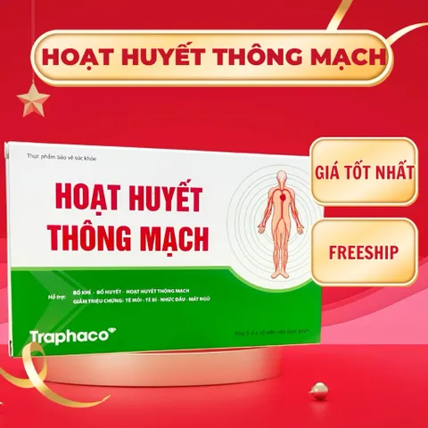 TPBVSK Hoạt huyết thông mạch TRAPHACO hộp 30 viên