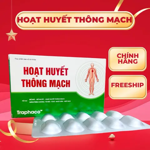 TPBVSK Hoạt huyết thông mạch TRAPHACO hộp 30 viên