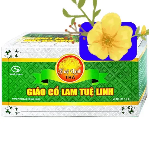 Trà giảo cổ lam tuệ linh Thanh nhiệt mát gan, giải độc, lợi tiểu, tăng cường chức năng gan, mẩn ngứa, mày đay, mụn nhọt