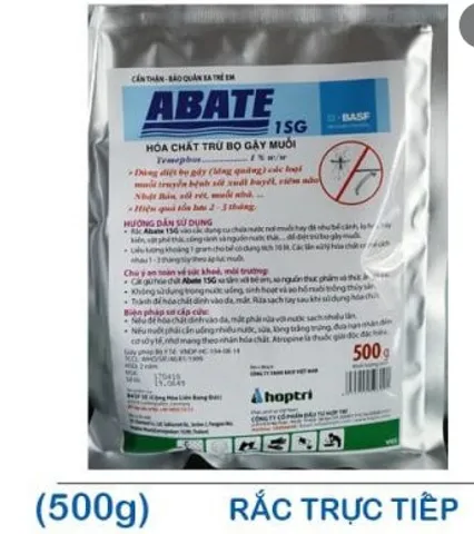 (Chính hãng)Thuốc diệt lăng quăng bọ gậy muỗi ABATE 1SG 500g-chuyên xử lý ao, hồ, cống, rãnh