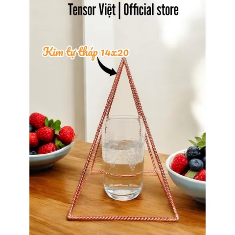 (Phạm Tráng Tensor Việt) Kim tự tháp Nubian bằng đồng đặt bàn làm việc, phòng ngủ