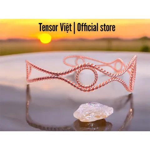 (Phạm Tráng Tensor Việt) Vương miện tensor đội đầu 144mhz đồng đỏ nguyên chất. Mẫu order 102402