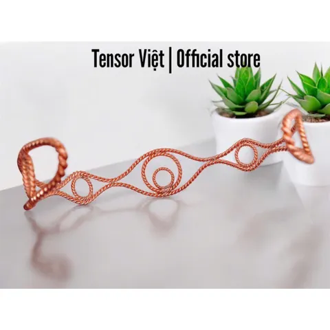 (Phạm Tráng Tensor Việt) Vương miện tensor đội đầu 144mhz đồng đỏ nguyên chất. Mẫu order 102402