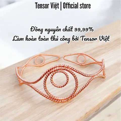 (Phạm Tráng Tensor Việt) Vương miện tensor đội đầu 144mhz đồng đỏ nguyên chất. Mẫu order 102402