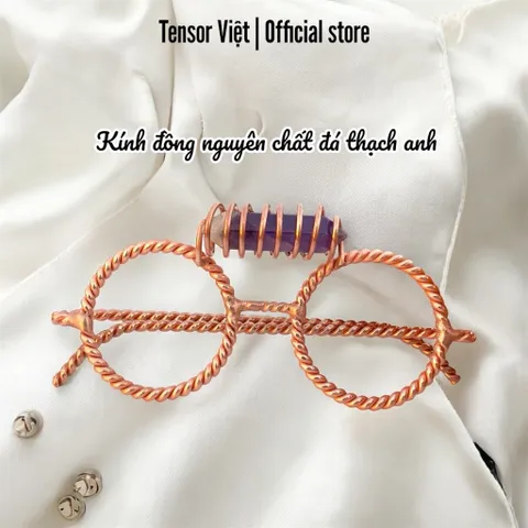 (Phạm Tráng Tensor Việt) Kính tensor đồng đỏ nguyên chất dành cho nam nữ và trẻ em
